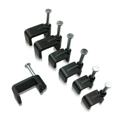 6.0MM FLAT CABLE CLIP BLK