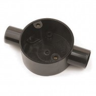 20MM THROUGH BOX BLACK