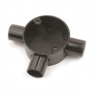 20MM TEE BOX BLACK