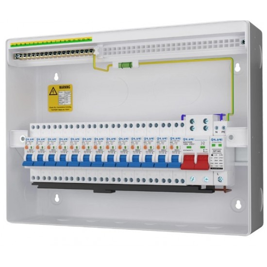 11 WAY 100A MAIN SWITCH + SPD
