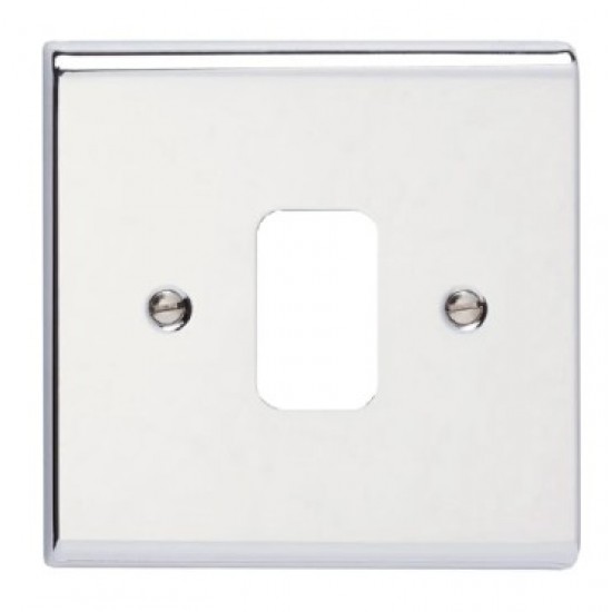 1G GRID PLATE POLISH CHROME