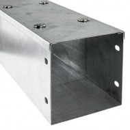100X100 GALV POWER TRUNKING 3M
