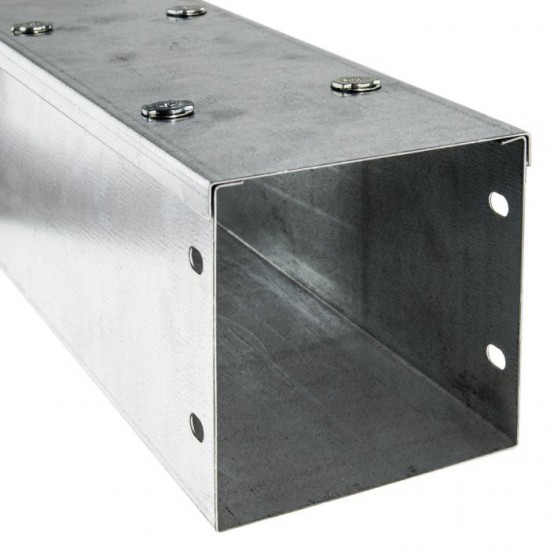 100X100 GALV POWER TRUNKING 3M