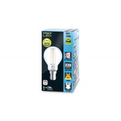FILAMENT GOLFBALL LAMP SBC