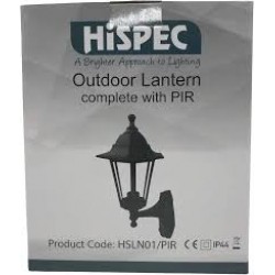 PIR FULL LANTERN BLACK