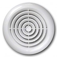 100MM ROUND WHITE CEILING GRILL
