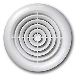100MM ROUND WHITE CEILING GRILL