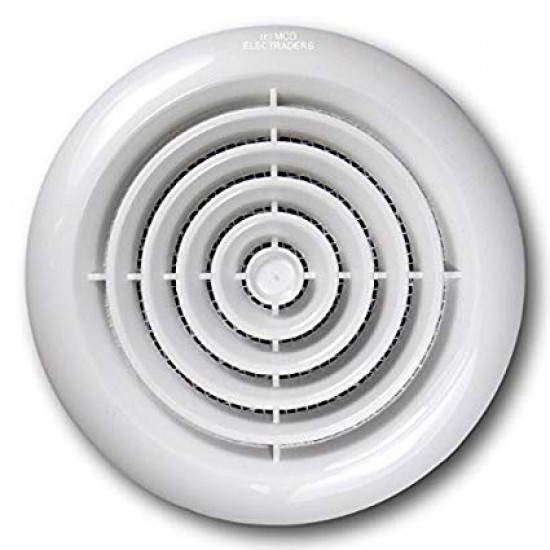 100MM ROUND WHITE CEILING GRILL