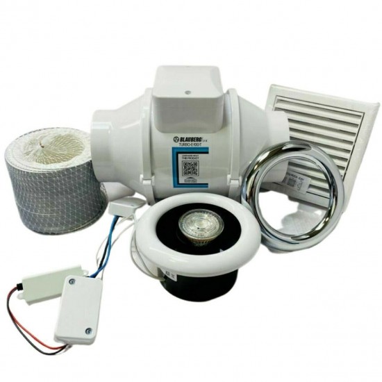 TURBO E SHOWER FAN KIT TIMER LIGHT