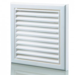 150MM FIXED GRILL WHITE