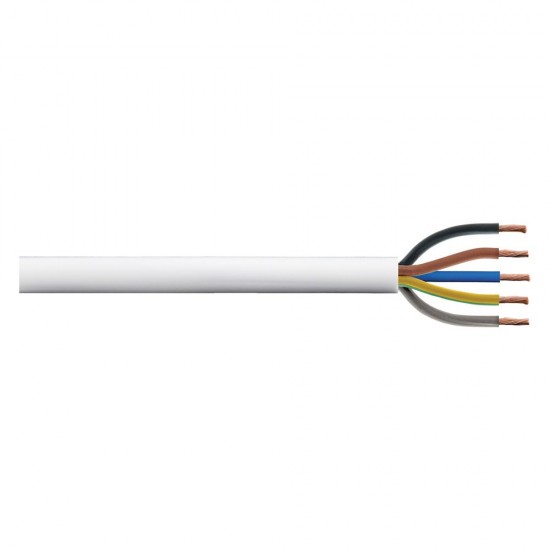 0.75MM 5C WHITE FLEX