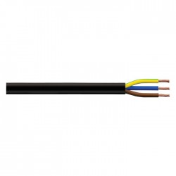 0.75MM 3CORE BLACK FLEX