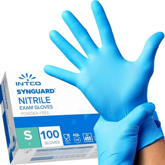 BLUE NITRILE GLOVE SMALL
