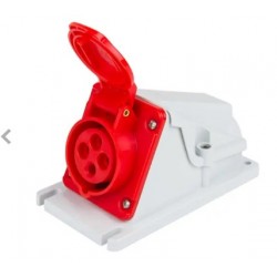 415V 16A 4P SURFACE SOCKET