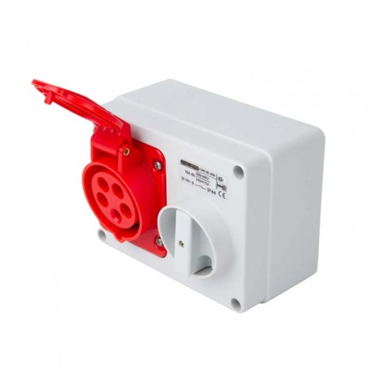 16A 3P+N+E IP44 415V INTERLOCK