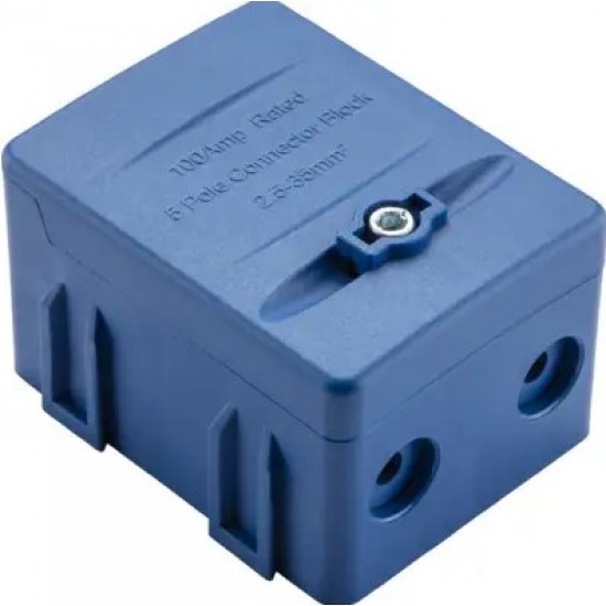 100A 5 WAY SP BLUE CONNECTOR