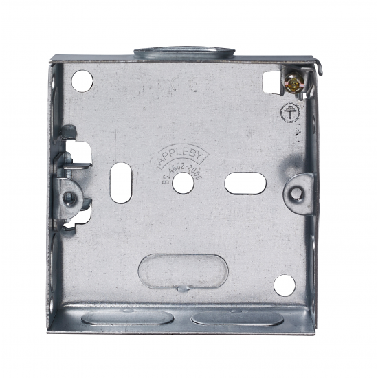 1G 16MM STEEL BACK BOX