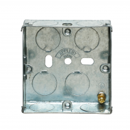 1G 25MM STEEL BACK BOX