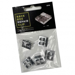 5PK METAL BACK BOX REPAIR CLIP