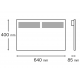 1.5KW LED ECO PANEL HAEATER C/W TIMER