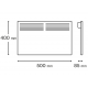 1.0KW LCD PANEL HEATER C/W TIMER