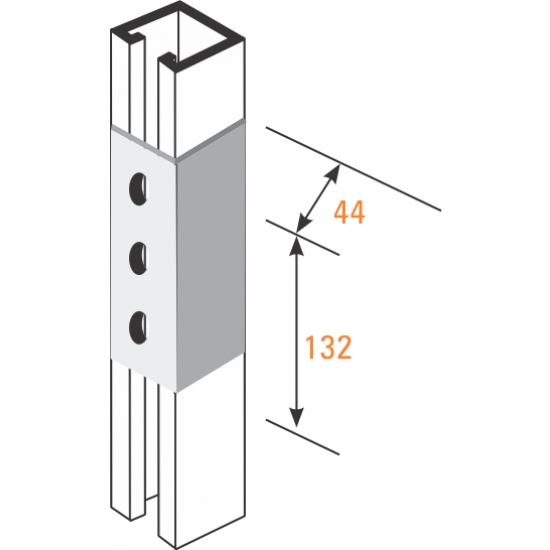 41X41 INTERNAL STRUT COUPLER