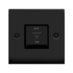 10A INGOT FAN ISOLATOR SWITCH BLK