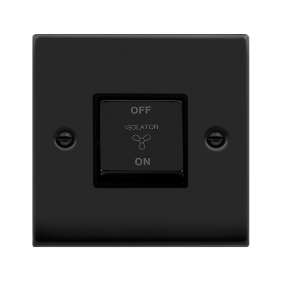 10A INGOT FAN ISOLATOR SWITCH BLK