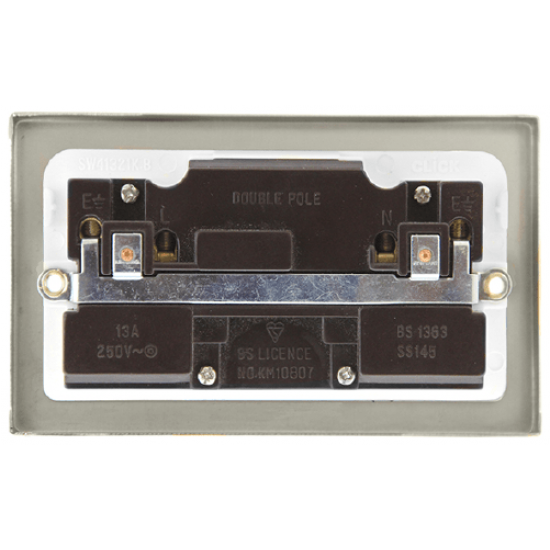 13A INGOT TWIN SOCKET BLK