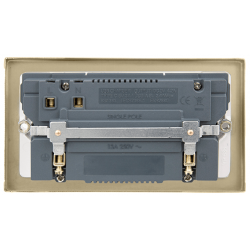 13A INGOT TWIN SOCKET USB+C BLK
