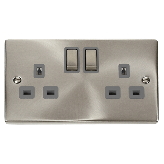 13A INGOT TWIN SOCKET GY