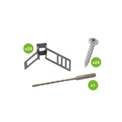 EV FIXING PACK 10-15MM BLACK