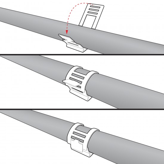 EV FIXING PACK 10-15MM BLACK