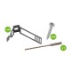EV FIXING PACK 100 16-21MM BLACK