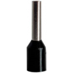 1.5MM BOOT LACE FERRULE BLACK (sold per 100)