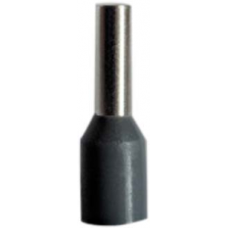 2.5MM BOOT LACE FERRULE GREY