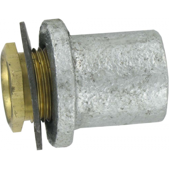 20MM GALV FLANGE COUPLER
