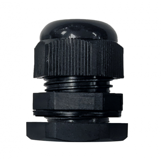 16MM NYLON GLAND BLK