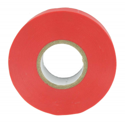 RED PVC INS TAPE 33M