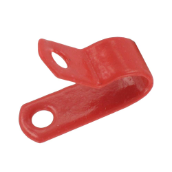 7MM PYRO CABLE CLIP LSF RED