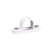 25MM Steel Space Bar Saddle White