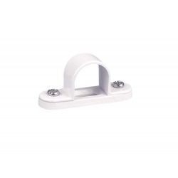 25MM Steel Space Bar Saddle White
