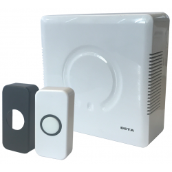 DOOR BELL & PUSH WHITE/BLK COVERS