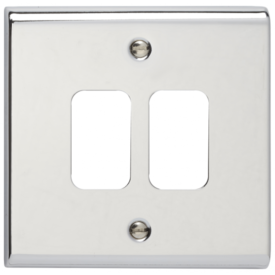 2G GRID PLATE POLISH CHROME