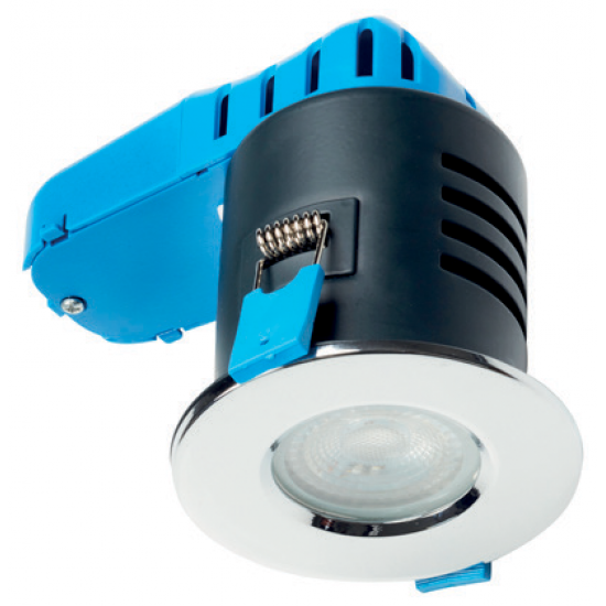 CHROME DOWNLIGHT IP65 3000K DIMM