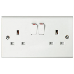 13A 2G DP SWITCHED SOCKET