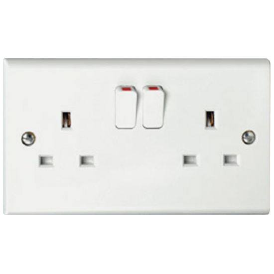 13A 2G DP SWITCHED SOCKET