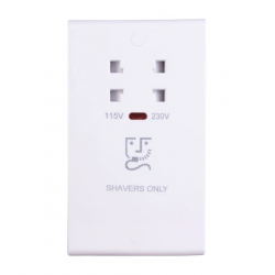 DUAL VOLTAGE SHAVER SOCKET