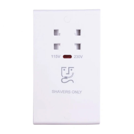 DUAL VOLTAGE SHAVER SOCKET