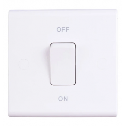 50A 1G DP SWITCH WHITE ROCKER